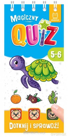 Magiczny quiz z żółwikiem. Dotknij i sprawdź - Anna Podgórska [KSIĄŻKA]
