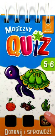 Magiczny quiz z żółwikiem. Dotknij i sprawdź - Anna Podgórska [KSIĄŻKA]