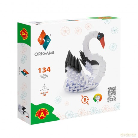 Origami 3D - Łabędź