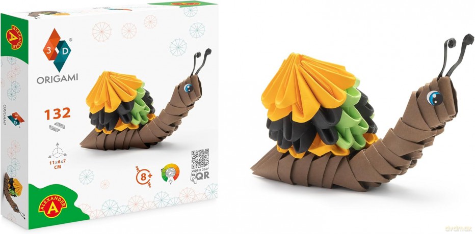 Origami 3D - Ślimak