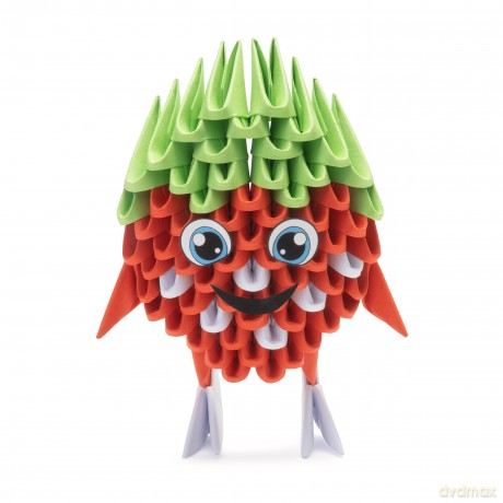 Origami 3D - Truskawka