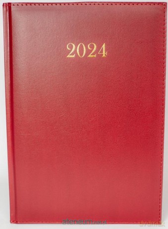 Terminarz 2024 tygodniowy B5 Divas bordowy [KALENDARZ]