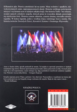 Turbo. Zetrzyj krew i graj dalej Historia zespołu - Filip Bogaczyk [KSIĄŻKA]