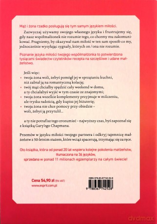 5 języków miłości. Tajemnica miłości na całe życie - Gary Chapman [KSIĄŻKA]