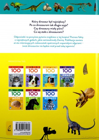 Dinozaury. 100 faktów - Paweł Zalewski [KSIĄŻKA]
