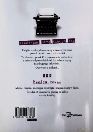Flamingom otrę kiedyś łzę - Marina Rowan [KSIĄŻKA]