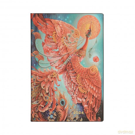 Kalendarz 2024 Firebird Mini tygodniowy HOR Flexi [KALENDARZ]