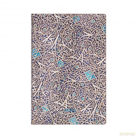 Kalendarz 2024 Granada Turquoise Mini tygodniowy HOR Flexi [KALENDARZ]