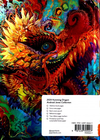 Kalendarz 2024 Humming Dragon Midi tygodniowy HOR Flexi [KALENDARZ]