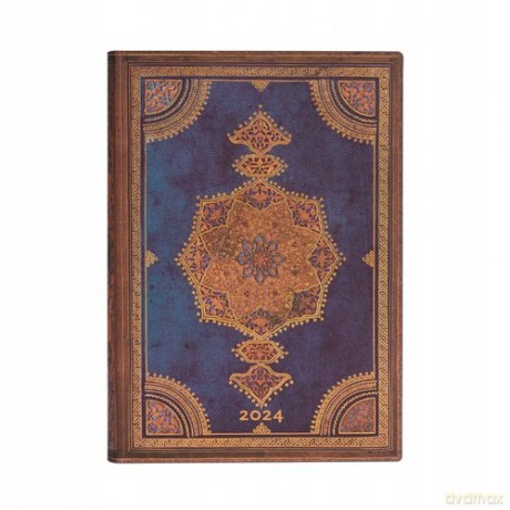 Kalendarz 2024 Safavid Indigo Midi Dzienny Flexi [KALENDARZ]