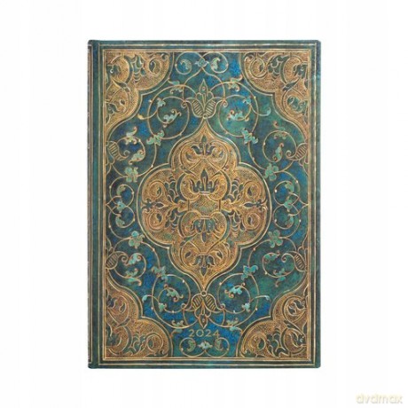 Kalendarz 2024 Turquoise Chronicles Midi tygodniowy HOR [KALENDARZ]