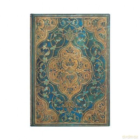 Kalendarz 2024 Turquoise Chronicles Midi tygodniowy HOR [KALENDARZ]