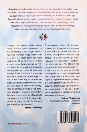 Samouzdrawianie przez podnoszenie wibracji. Przewodnik po wysokich częstotliwościach świadomości, które odmładzają i uzdrawiają - RJ Spina [KSIĄŻKA]