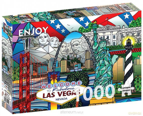 ENJOY 1000 el. Atrakcje turystyczne w USA [PUZZLE]