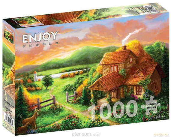 ENJOY 1000 el. Chatka o zmierzchu [PUZZLE]