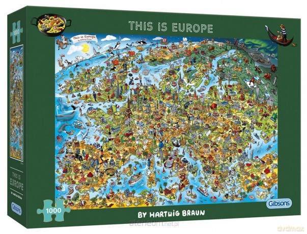 GIBSON 1000 el. Europa [PUZZLE]