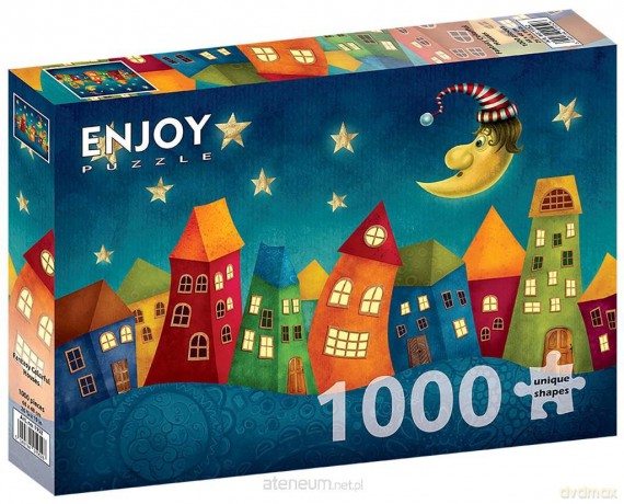 ENJOY 1000 el. Kolorowe domy [PUZZLE]