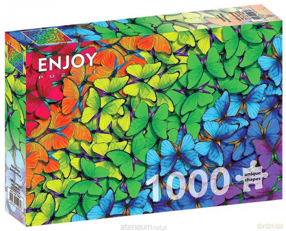 ENJOY 1000 el. Kolorowe motyle [PUZZLE]