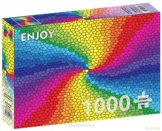 ENJOY 1000 el. Kolorowy witraż [PUZZLE]