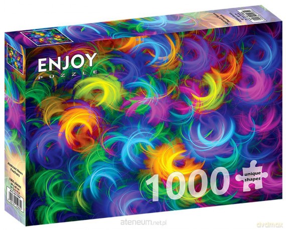 ENJOY 1000 el. Neonowe pióra [PUZZLE]