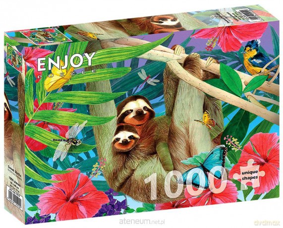 GIBSON 1000 el. Słodkie leniwce [PUZZLE]
