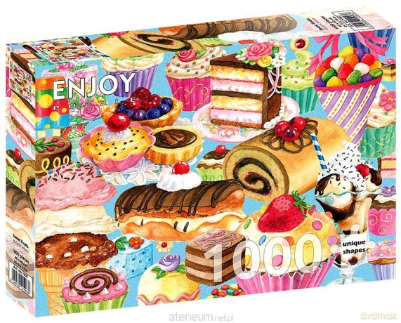 ENJOY 1000 el. Słodkie przysmaki [PUZZLE]