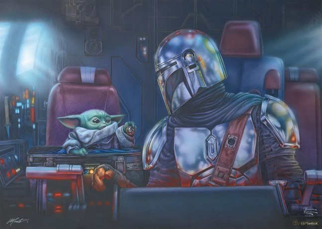 SCHMIDT PQ 1000 el. Thomas Kinkade W drogę (Star Wars) [PUZZLE]