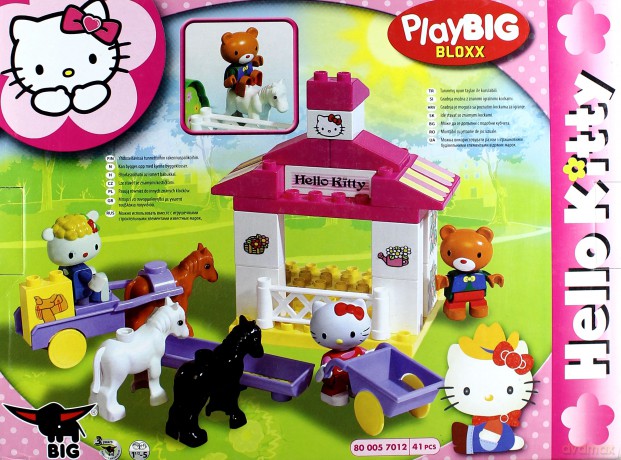BIG KLOCKI STADNINA HELLO KITTY 800057012 [ZABAWKA]