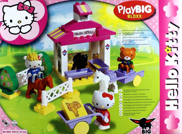 BIG KLOCKI STADNINA HELLO KITTY 800057012 [ZABAWKA]