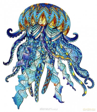 GIBSON Puzzle drewniane/kolorowe - Meduza [PUZZLE]