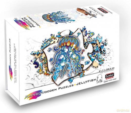GIBSON Puzzle drewniane/kolorowe - Meduza [PUZZLE]