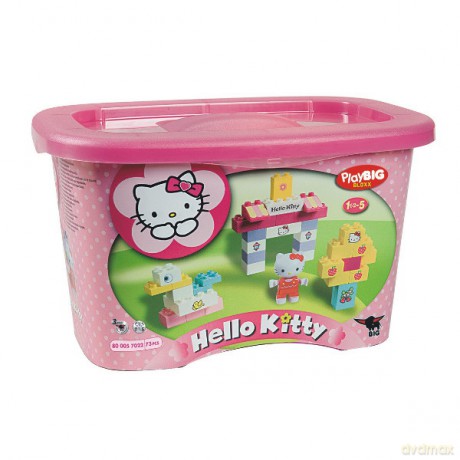 BIG KLOCKI W PUDEŁKU HELLO KITTY 800057022 [KLOCKI]