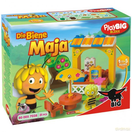 BIG Pszczółka Maja klocki stragan z miod 800057038 [KLOCKI]