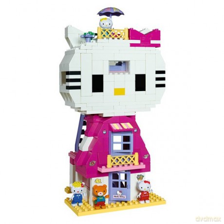 BIG Hello Kitty Domek Kotek 800057048 [KLOCKI]