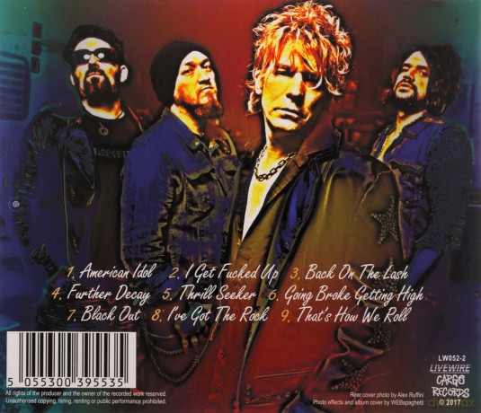 Warrior Soul: Back On The Lash [CD]
