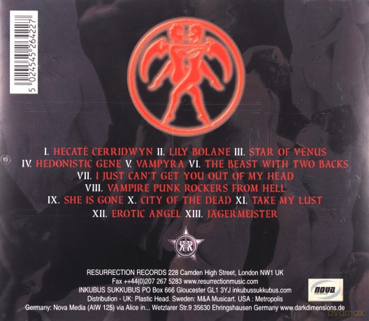 Inkubus Sukkubus: Beast With Two Backs [CD]