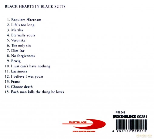 Spiritual Front: Black Hearts in Black Suits [CD]