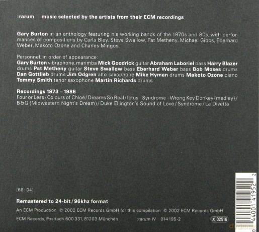 Gary Burton: Rarum [CD]