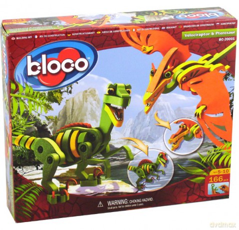 DUMEL BLOCO Dinozaury Welociraptor 20001 [ZABAWKA]