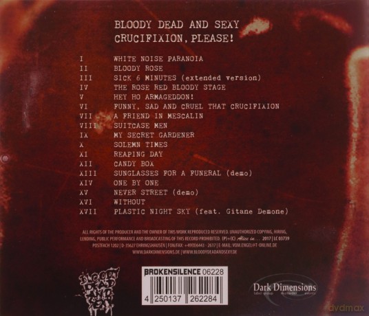 Bloody Dead and Sexy: Crucifixion Please! [CD]