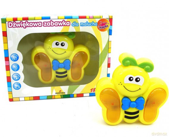 BRIMAREX Zab. Muzyczna Motylek GN-088-B717 [ZABAWKA]