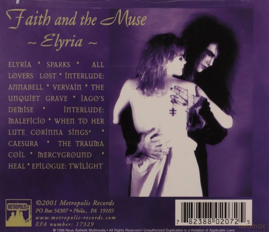 Faith and the Muse: Elyria [CD]
