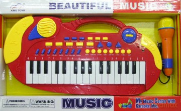 BRIMAREX Organki z mikrofonem PO-601E [ZABAWKA]