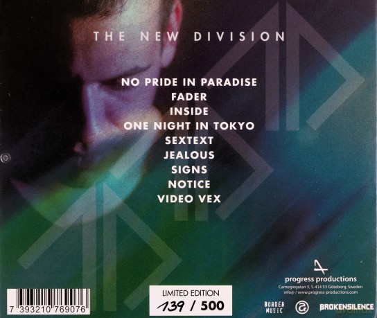 The New Division: Faded Paradise [CD]