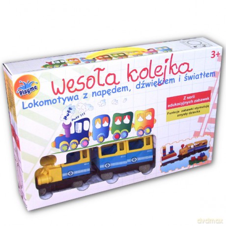 BRIMAREX Wesoła Kolejka na baterie SB-001-1003B [ZABAWKA]
