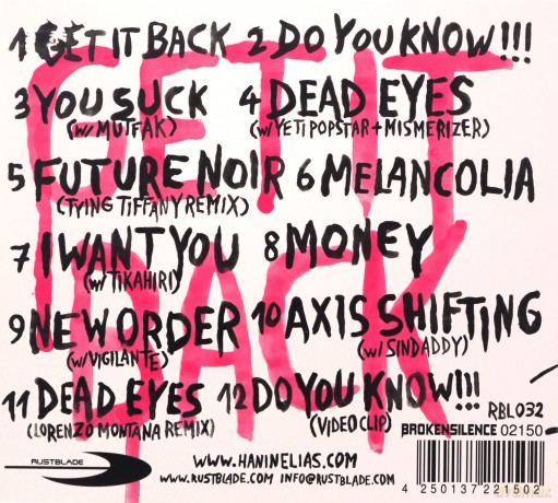 Hanin Elias: Get It Back [CD]