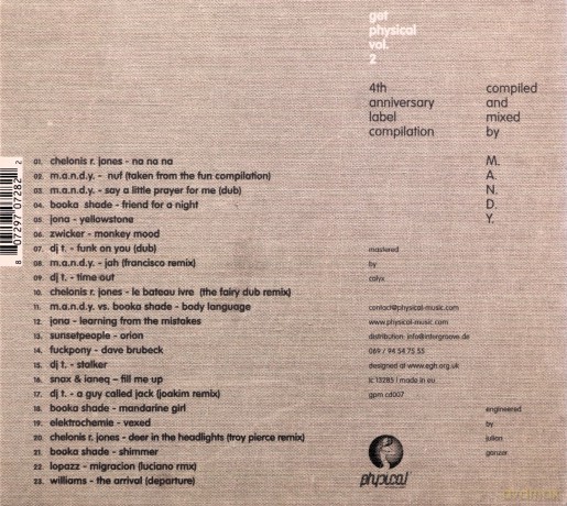 Get Physical vol.2: Mixed by Mandy [CD]