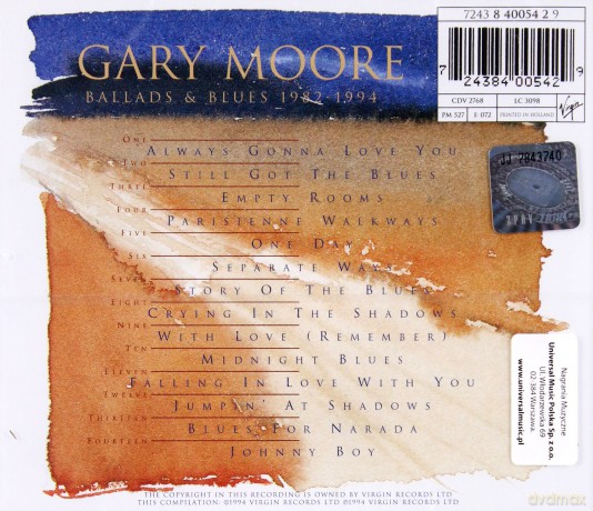 Gary Moore: Ballads & Blues [CD]+[DVD]