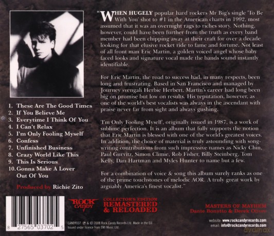 Eric Martin: i'm Only Fooling Myself [CD]