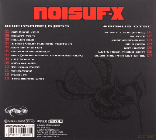 Noisuf-X: Kicksomebass [2CD]